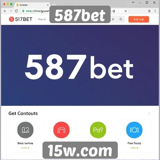 Interface do usuário da 587bet é intuitiva